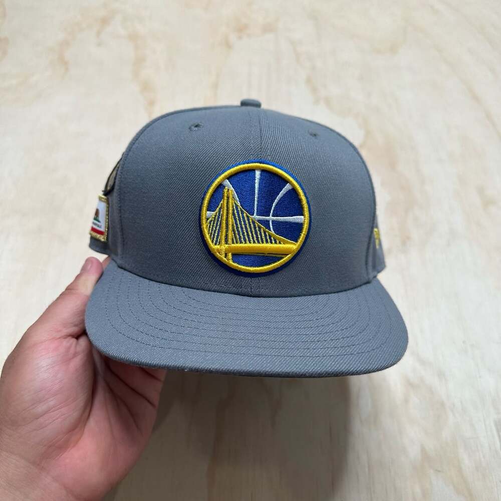New Era 9FIFTY Golden State Warriors Charcoal Snapback Hat